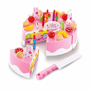 کیک تولد سنسور دار موزیکال صورتی Birthday Cake_اسباب بازی
